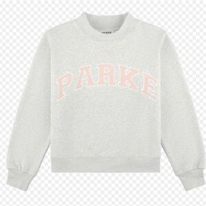 NEW Parke Varsity Miami Gray Sweatshirt S/M